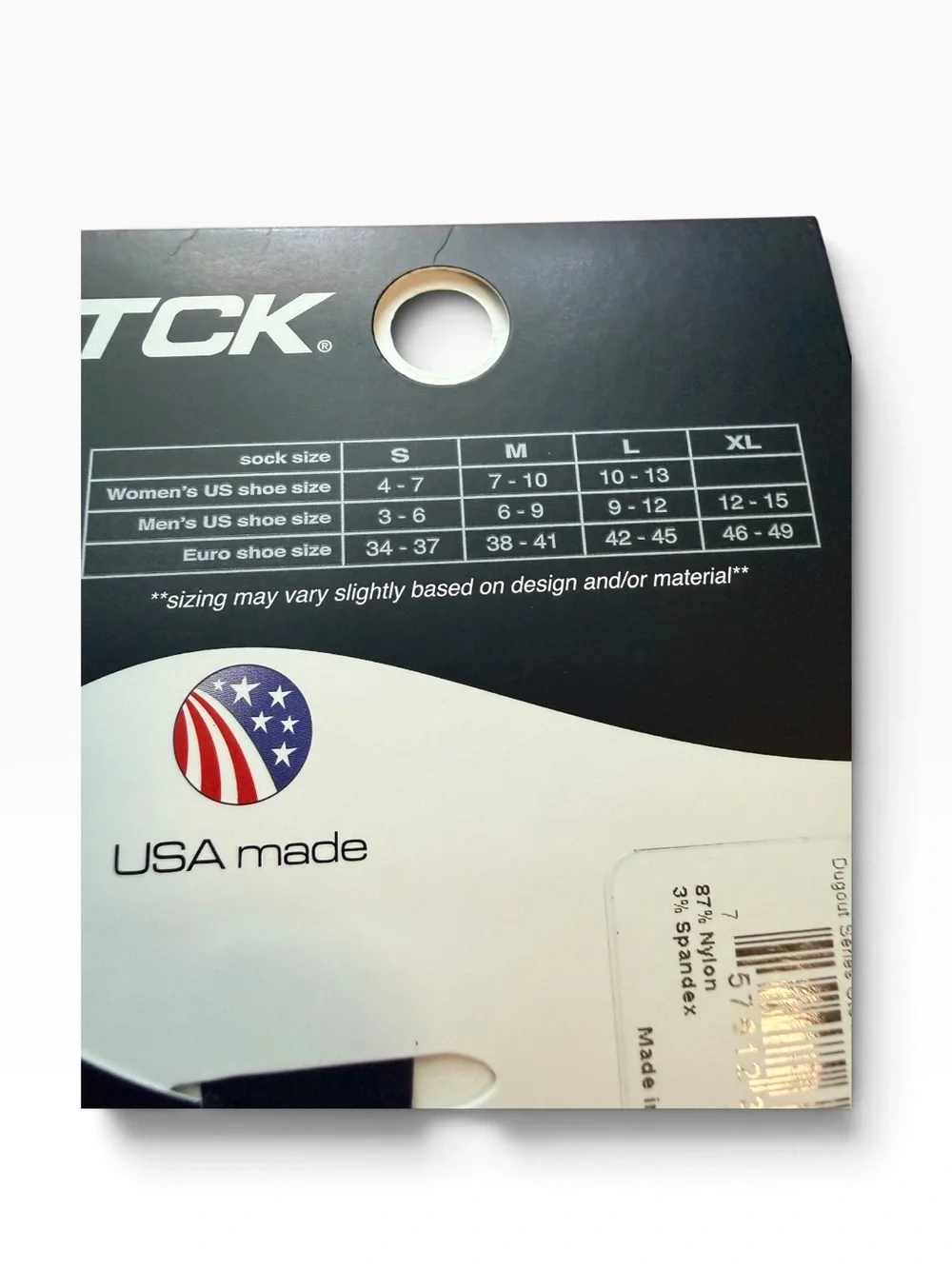 TCK Dugout Series OTC Baseball Softball Socks Navy White Scarlet Small NWT USA